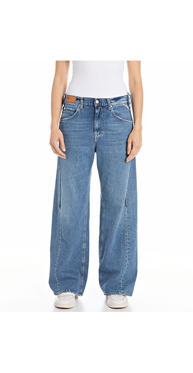 バギーフィットNARJAブルーデニム